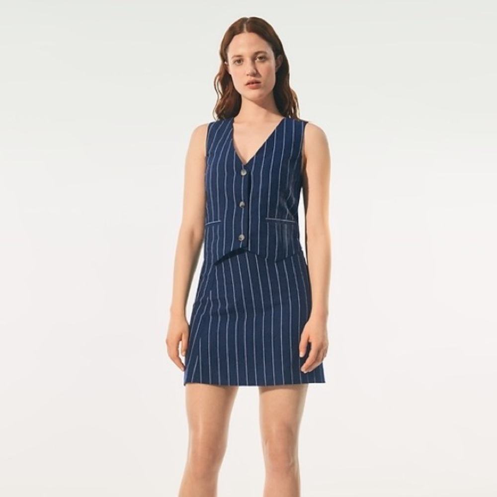 NWT Gap Linen-Cotton Mini Skirt Sz 12